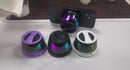 Mini Alto-Falante Vortex Bluetooth com Luz RGB e Suporte Magnético